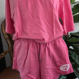 164 - Diesel set roze shirt en short (0826meg)
