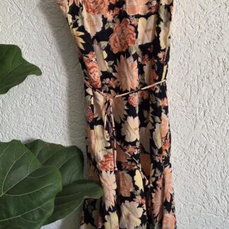 S - Pieces zomerjurkje bloemen kort model (0826mi)