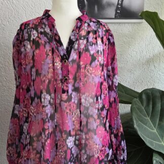40 - Liu Jo tuniek fuchsia paarse print