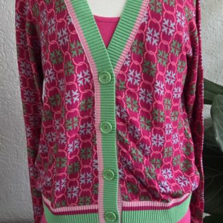 XL - Pinko vest roze groen (0826meg)
