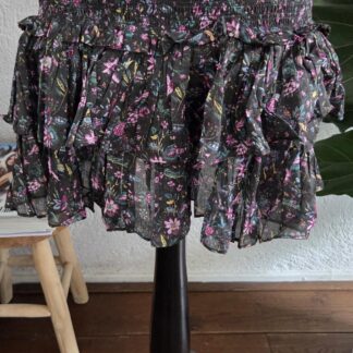 38/40 - Isabel Marant rok bruin bloementjes (0826meg)
