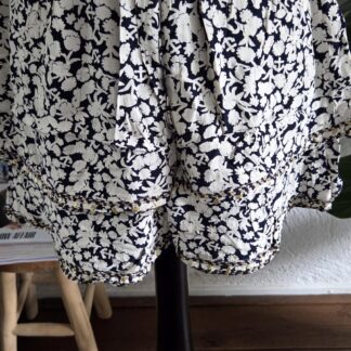 164 - Scotch & Soda rok zwart roomwit (0826meg)