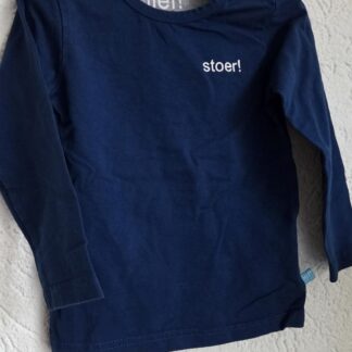 086 - Lief! shirtje blauw stoer (0926ut)