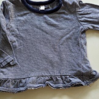 050 - Zeeman shirtje blauw gestreept (0926hat)