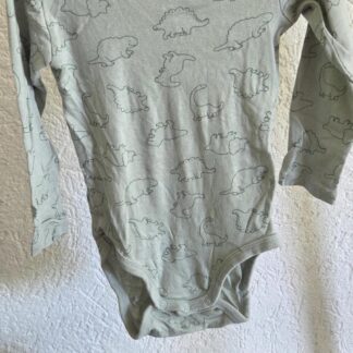86 - H&M romper dino groen (0926od)