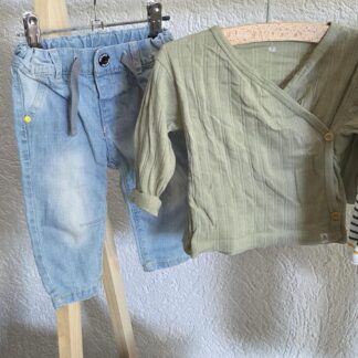068 - Frendz denim broekje en Zeeman shirtje (0926od)