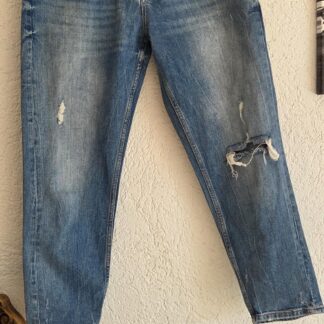 42 - Zara jeans stoer ripped (0926sti)
