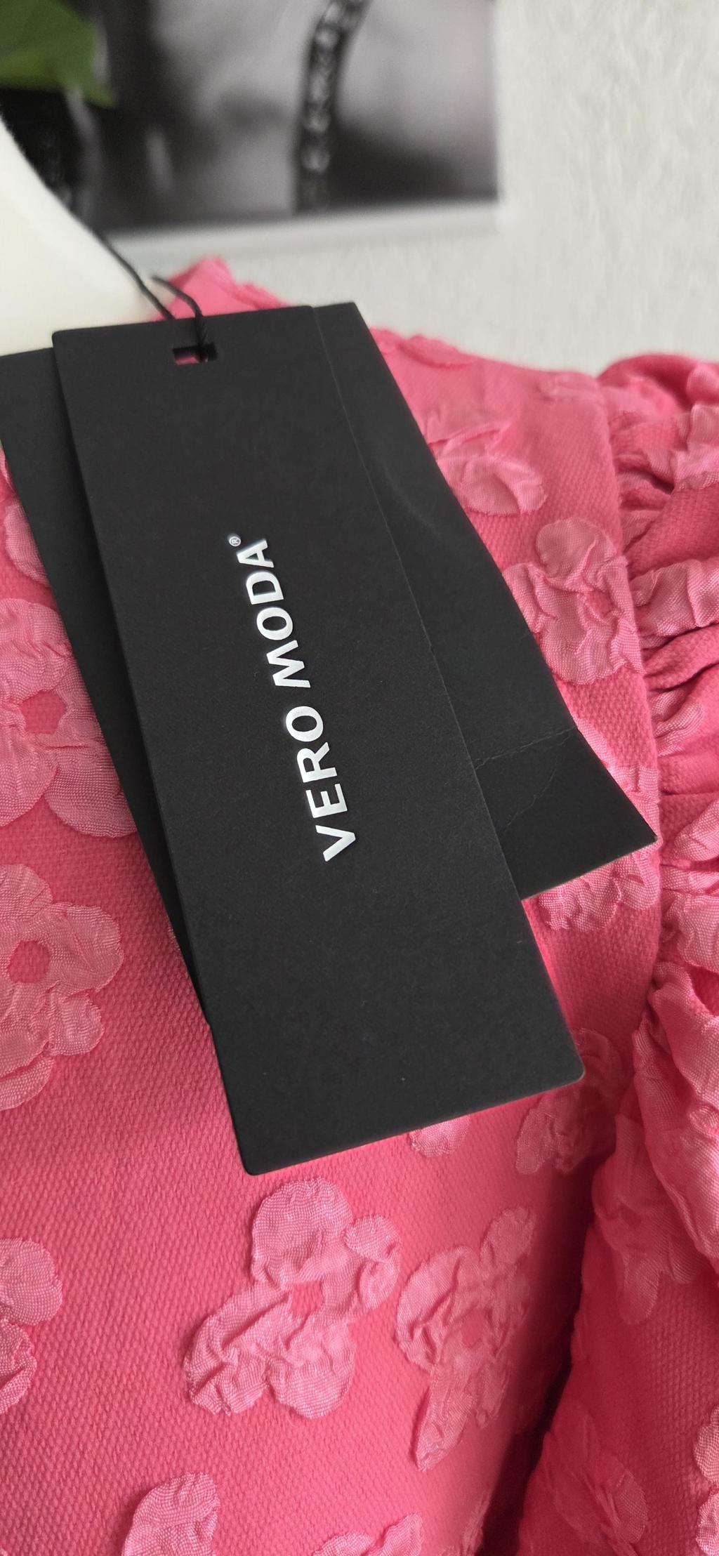 XS of S - Vero Moda jurk pink cosmos nieuw (0926sa) - Afbeelding 6