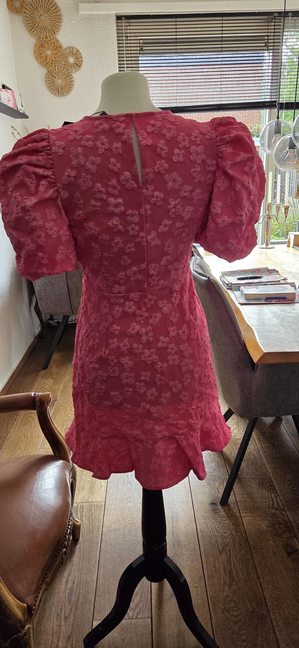 XS of S - Vero Moda jurk pink cosmos nieuw (0926sa) - Afbeelding 8