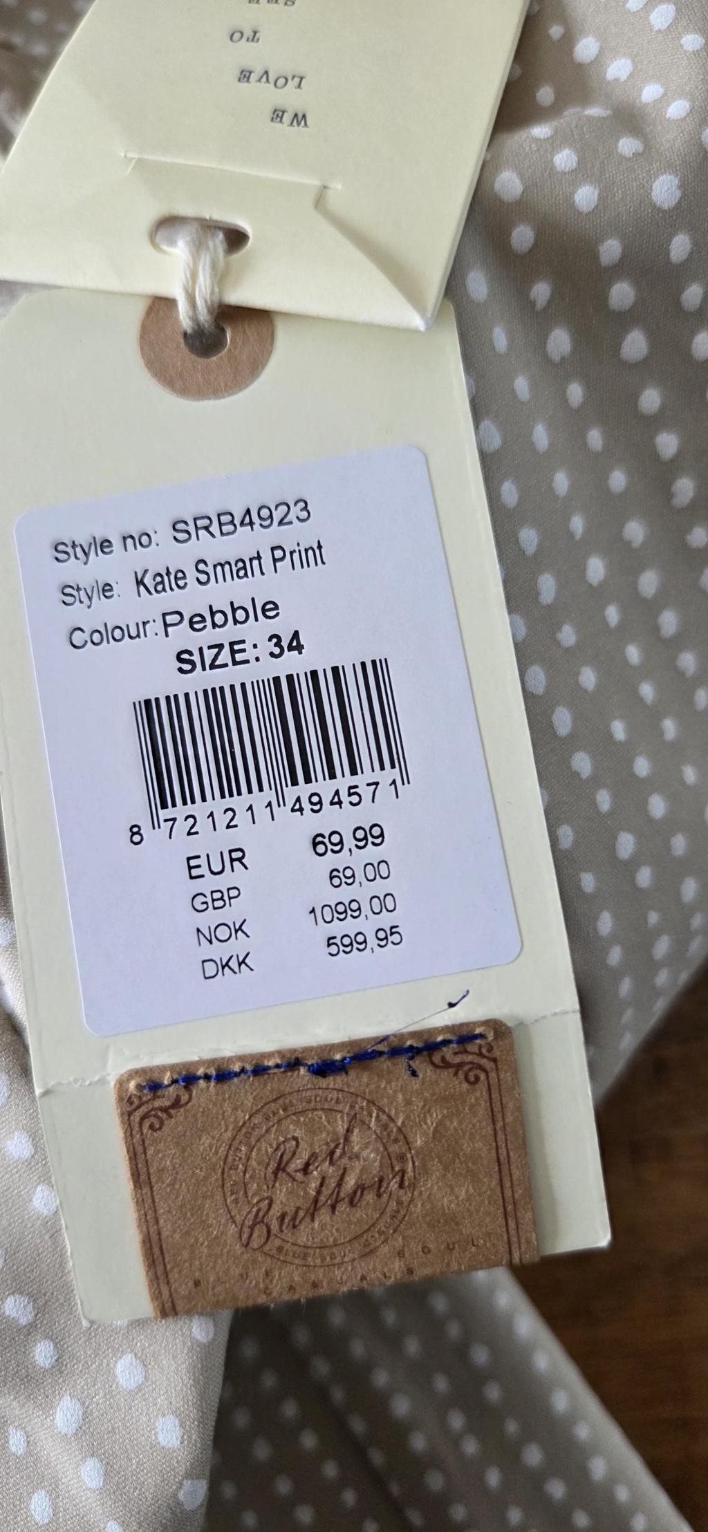 34 - Red Button Kate Smart print Pebble nieuw (0926sa) - Afbeelding 10