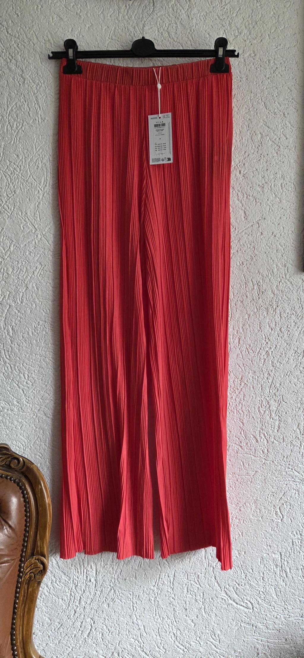 S - Vila plisa high waist wide leg nieuw (0926sa) - Afbeelding 2