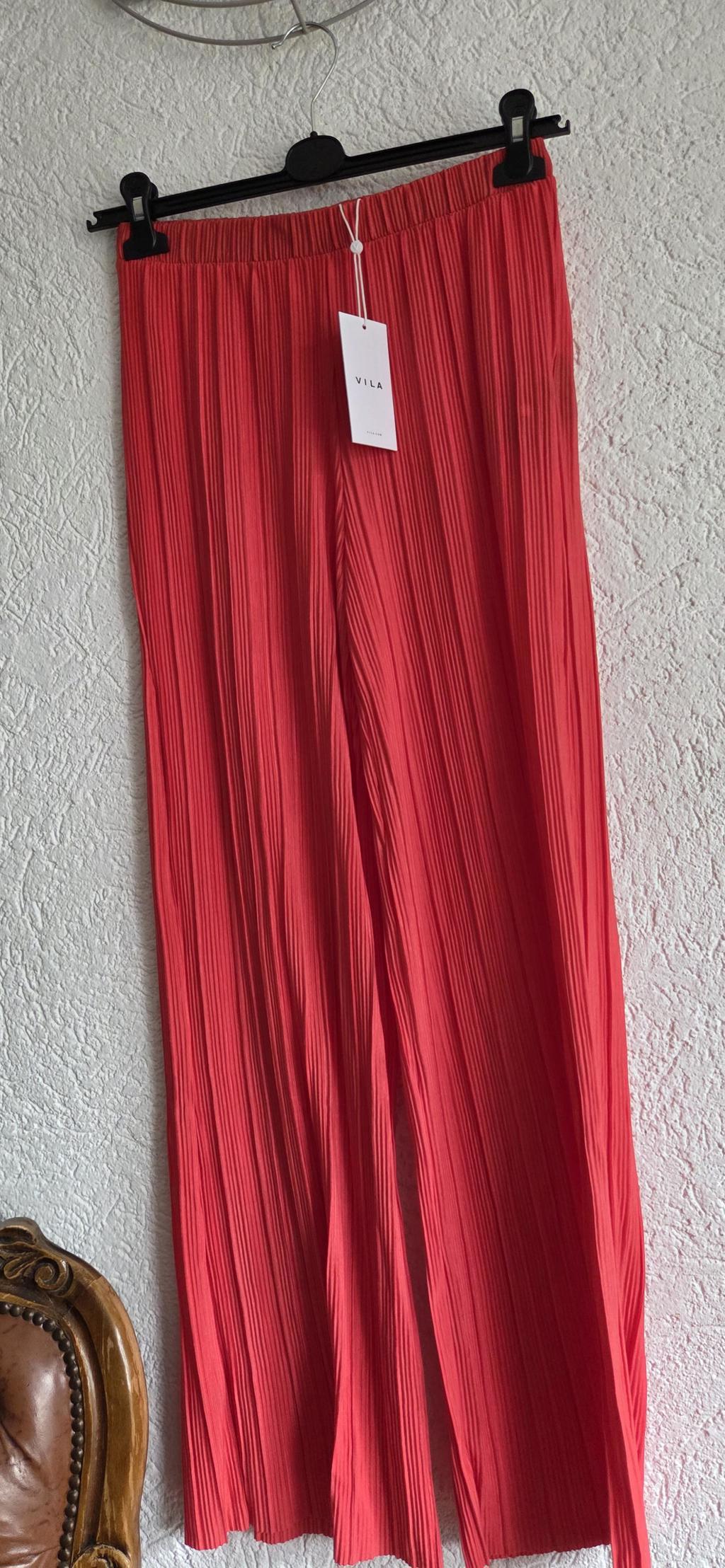 S - Vila plisa high waist wide leg nieuw (0926sa) - Afbeelding 4