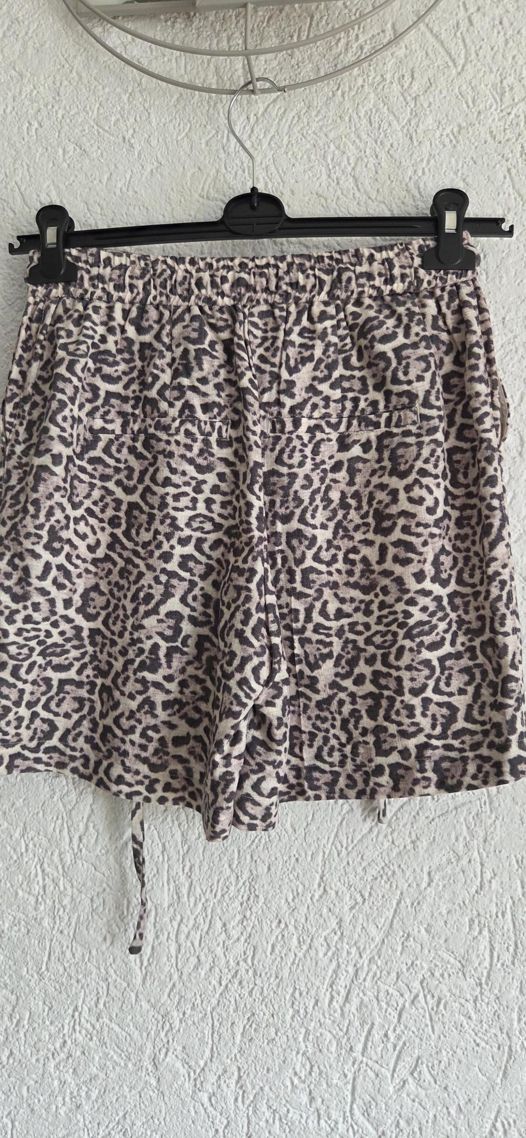 34 - Red Button short linnen leopard nieuw (0926sa) - Afbeelding 7