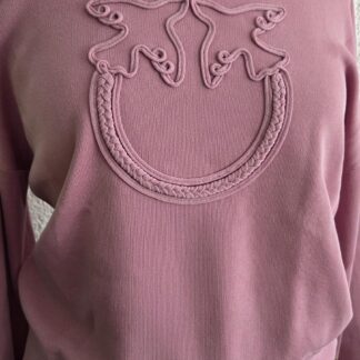 S - Pinko roze trui met birds (0926meg)