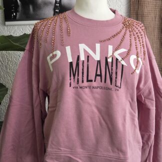 XS - Pinko roze trui Felpa logo (0926meg)