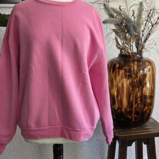 XS - My Jewellery sweater roze rugprint (0926meg)