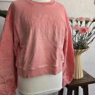 XS - Pinko roze sweater logo (0926meg)