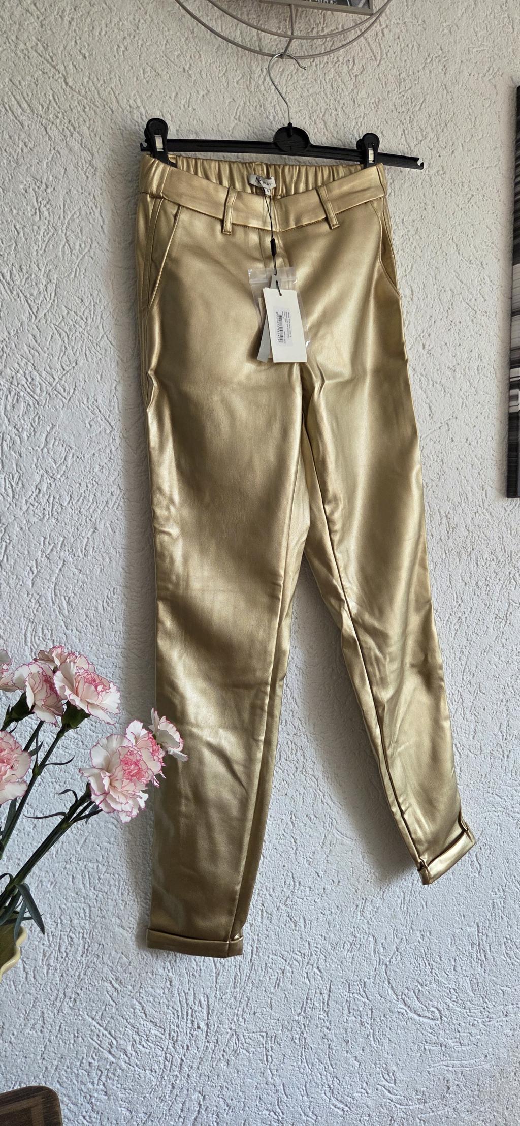 S - Nukus Roos pants gold nieuw (0926meg) - Afbeelding 2