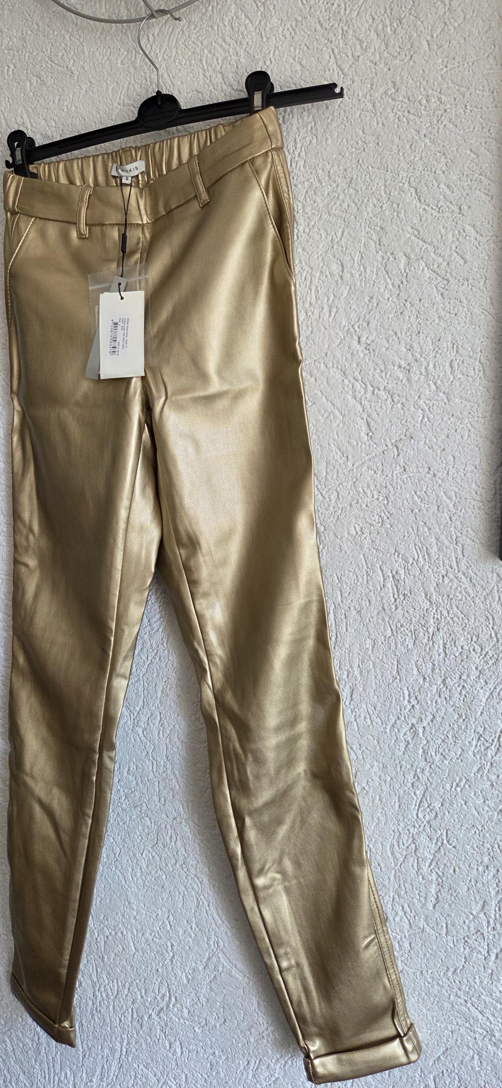 S - Nukus Roos pants gold nieuw (0926meg) - Afbeelding 4