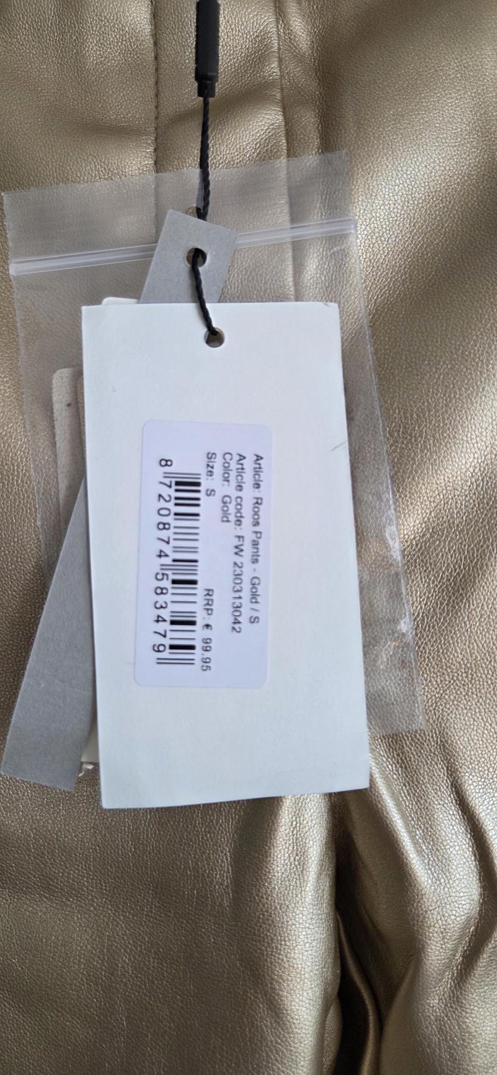 S - Nukus Roos pants gold nieuw (0926meg) - Afbeelding 5