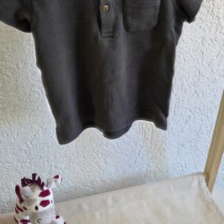 092 - C&A shirtje grijs zakje (1026od)
