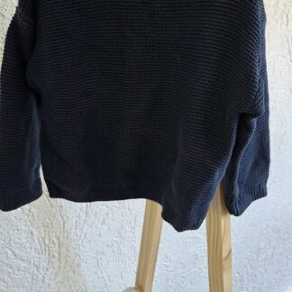 098 - Zara trui blauw katoen acryl (1026od)