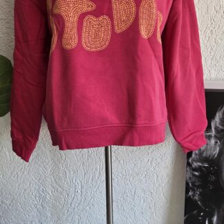 S - Loavies sweater fuchsia print (1026meg)