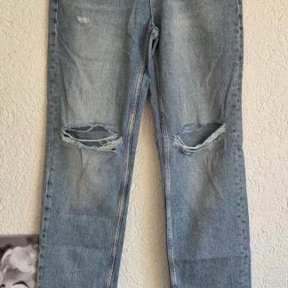 27 - Shoeby jeans straight met gaten (1026meg)