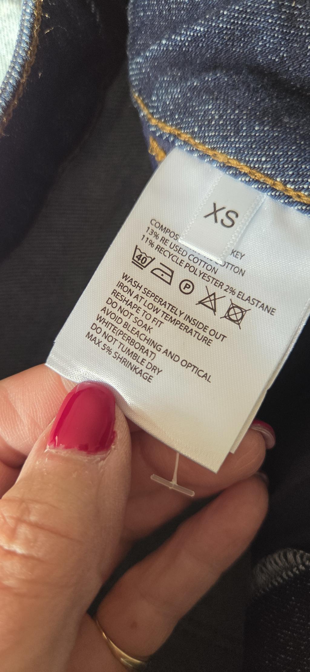 XS - Co' Couture jeans donkerblauw lange lengte nieuw (1026meg) - Afbeelding 13