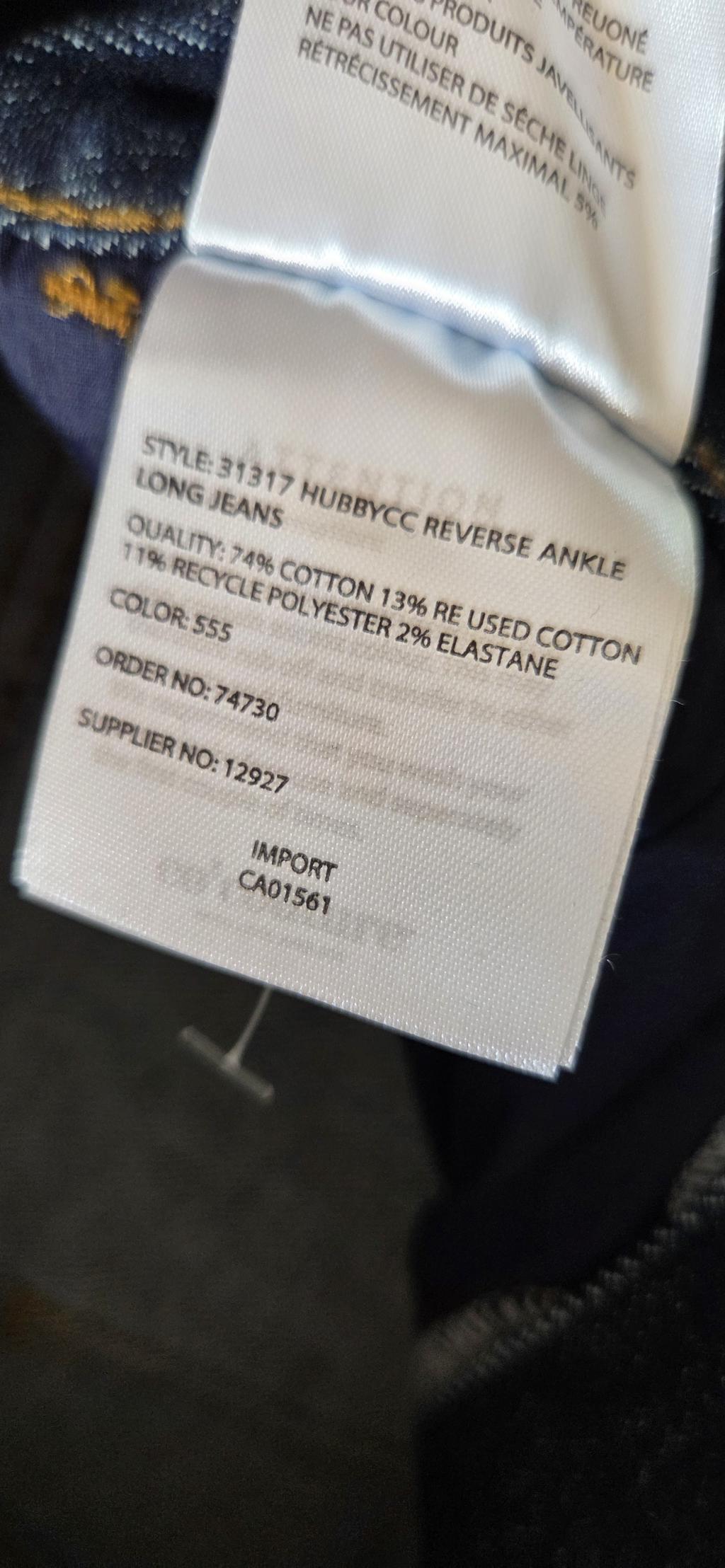 XS - Co' Couture jeans donkerblauw lange lengte nieuw (1026meg) - Afbeelding 14