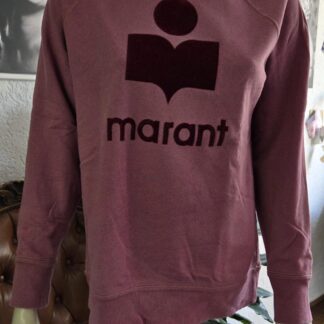 42 - Isabel Marant Etoile sweater roze met print (1026meg)