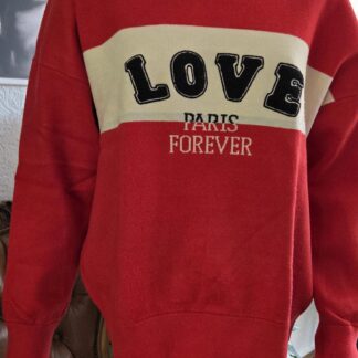 38 - Suncoo trui rood Love (1026meg)