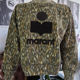 40 - Isabel Marant sweater melange groen (1026meg)