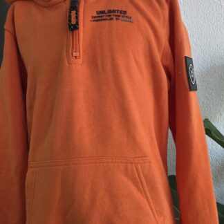 128 134 - Ravagio hoodie oranje (1026jac)