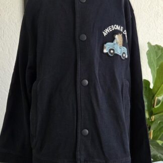 134 - C&A bomberjack/vest blauw (1026jac)