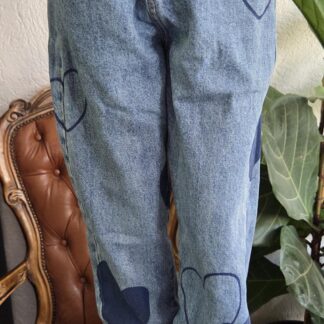 146 - Shoeby jeans straight hartjes (1026jac)